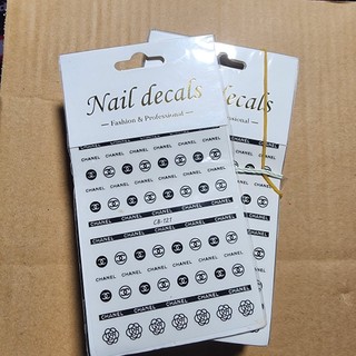 Sticker thương hiệu dán trang trí móng siêu hot mới