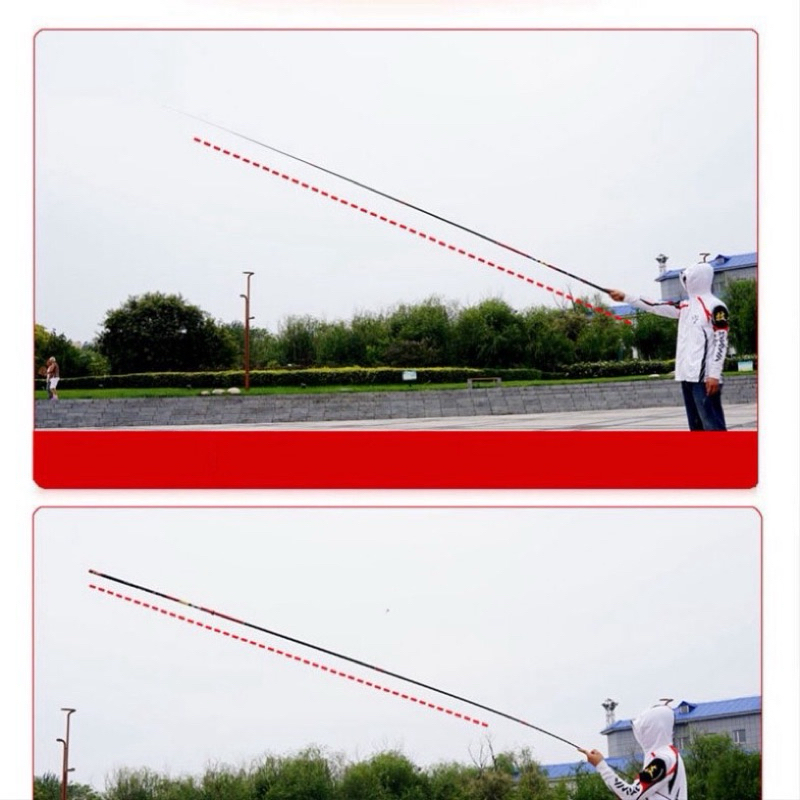 Cần Câu Tay Câu Đơn Câu Đài 6H Quỷ Vương chuyên săn hàng tặng Nhẫn và Ngọn phụ