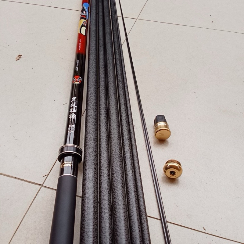 Cần Câu Tay Câu Đơn Câu Đài 6H Quỷ Vương chuyên săn hàng tặng Nhẫn và Ngọn phụ