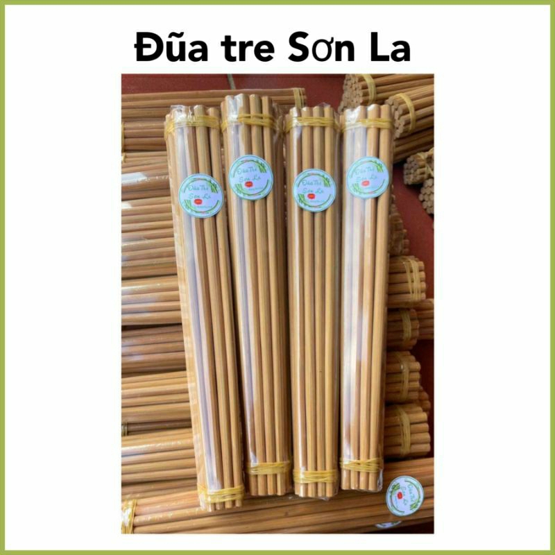 Đũa Tre Sơn La Vót thủ công 10 đôi