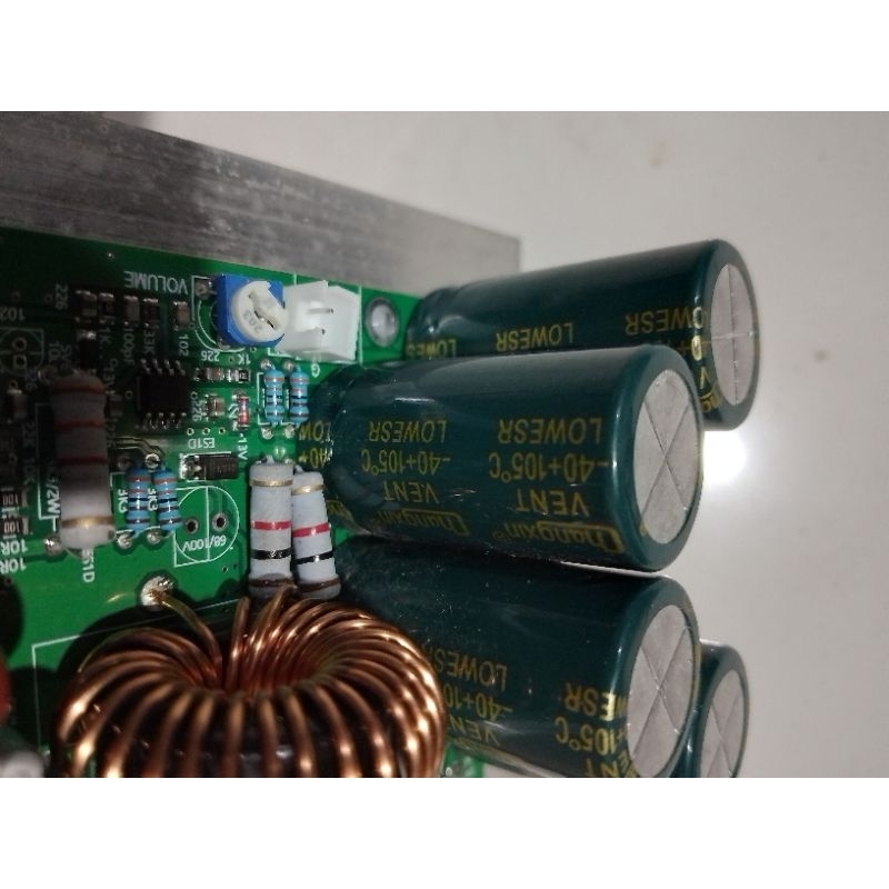 Bo công suất classd 1000W (ic IRS2092S ,4558,4 fet IRFB5615 chính hãng 4 tụ 4700/63 V  Rơ le bảo vệ chạy AC 30 đến 45v