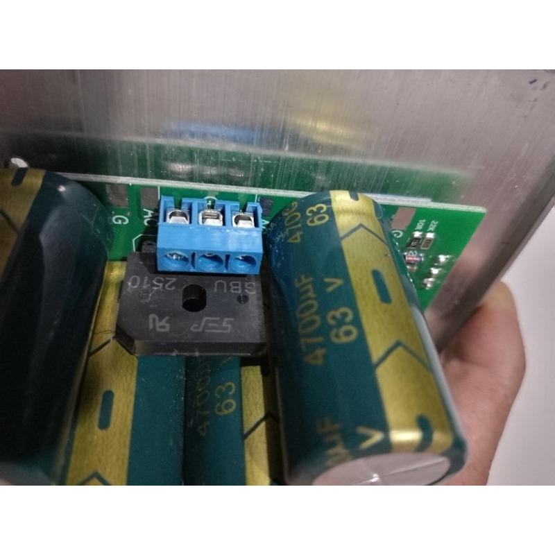 Bo công suất classd 1000W (ic IRS2092S ,4558,4 fet IRFB5615 chính hãng 4 tụ 4700/63 V  Rơ le bảo vệ chạy AC 30 đến 45v