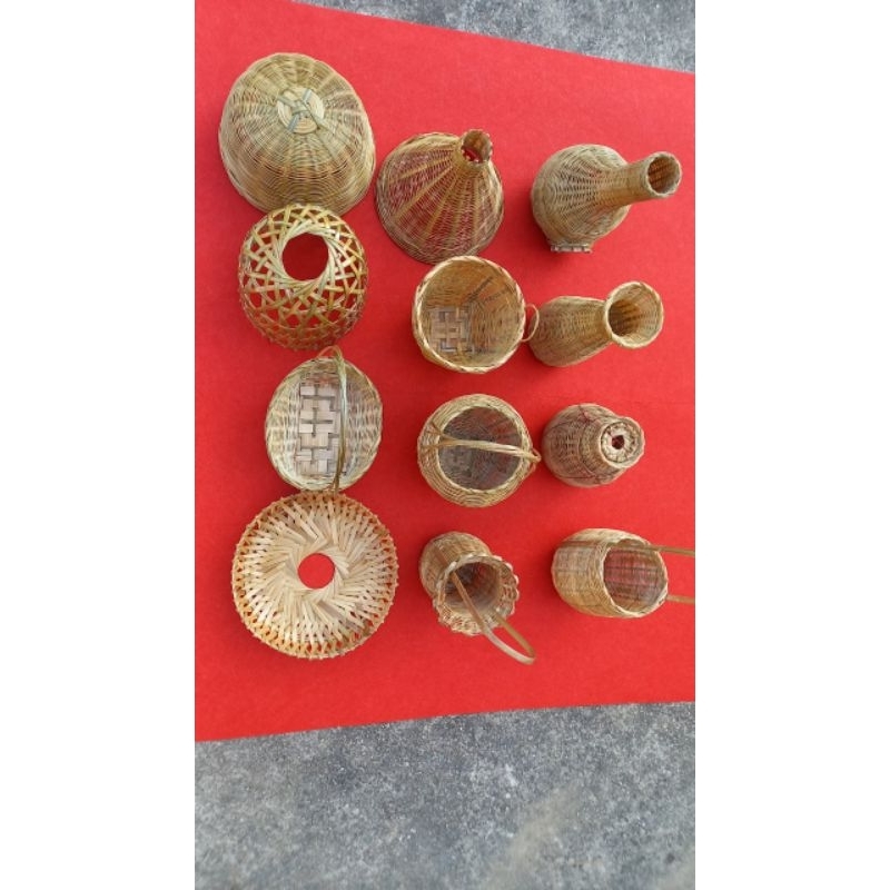 Đồ mây tre đan.Góc địa phương