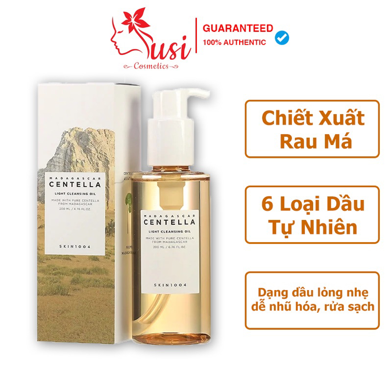 Dầu Tẩy Trang Chiết Xuất Rau Má Skin1004 Madagascar Centella Light Cleansing Oil 200ml