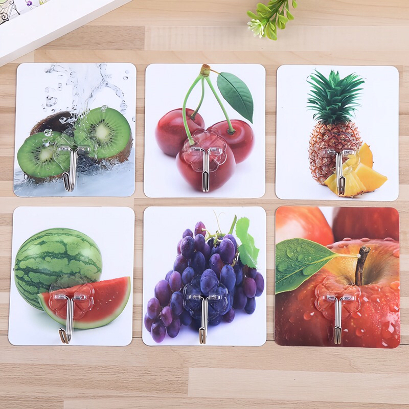 Móc dán 3D in hình họa tiết dễ thương, dùng treo túi thơm, chìa khoá, phụ kiện.