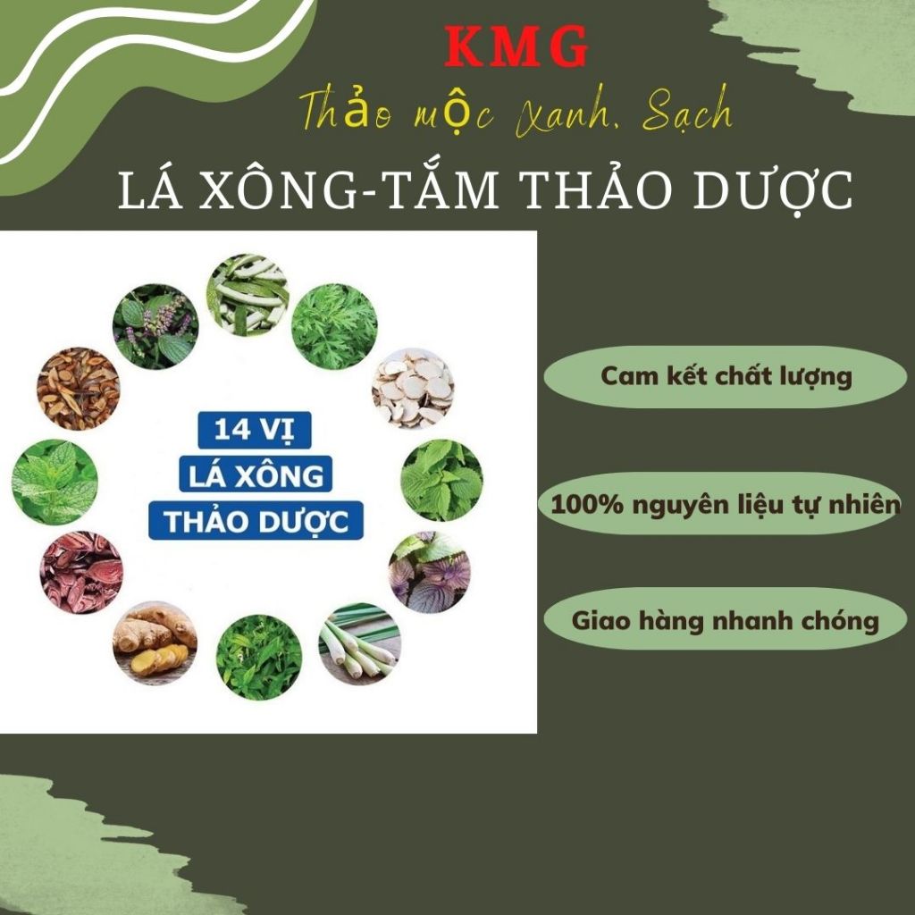 LÁ XÔNG GIẢI CẢM, PHỤC HỒI CƠ THỂ, TĂNG SỨC ĐỀ KHÁNG- KMG