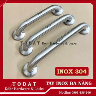 Tay nắm inox nancb 2028 - tay cổng inox - tay vịn an toàn nancb 23cm 25cm 30cm