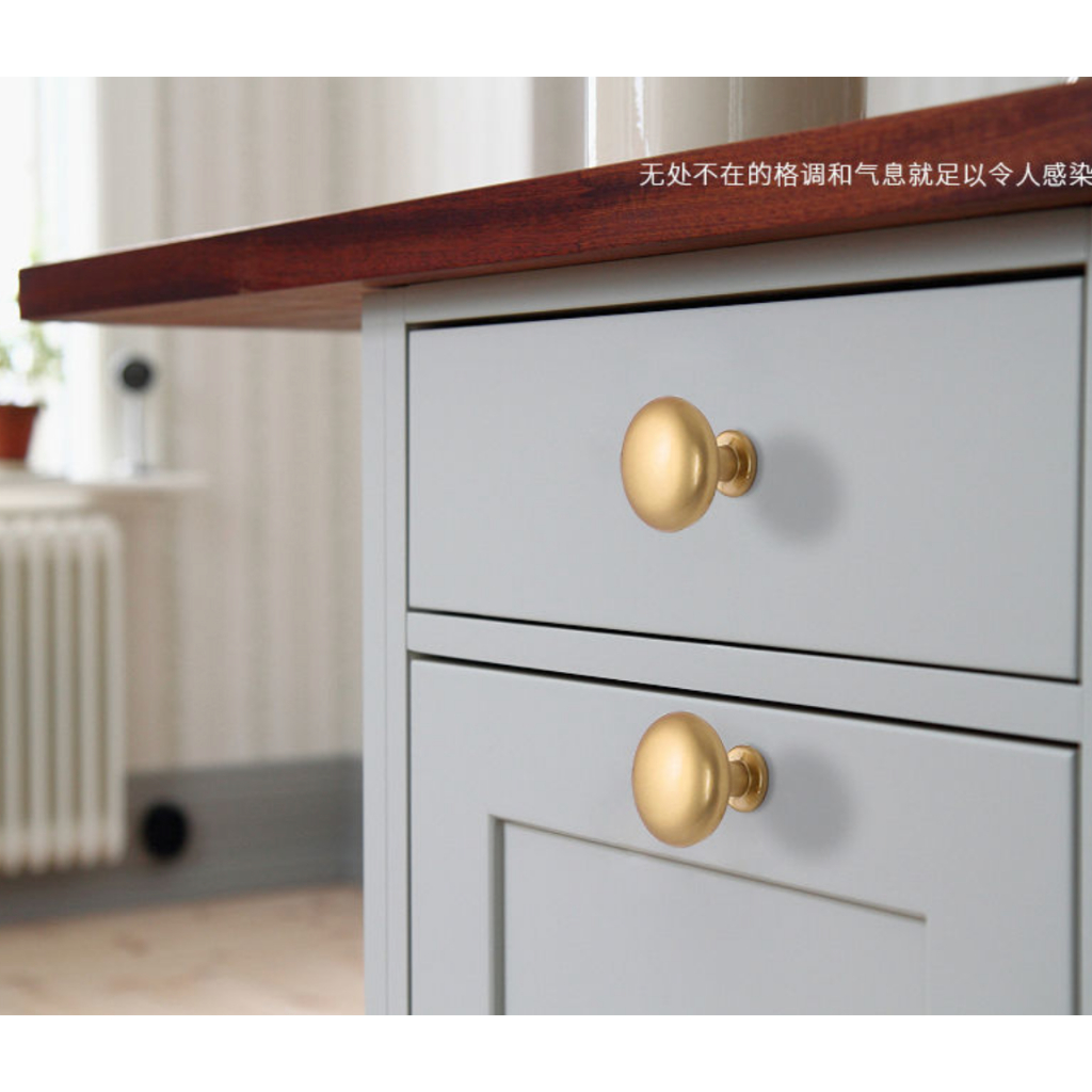 TAY NẮM TỦ HÌNH ĐẦU NẤM - Núm tủ tròn TP mã số 19