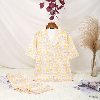 VIBES Đồ bộ Pijama dài Lụa Gấm cao cấp Hexa Long Py Set
