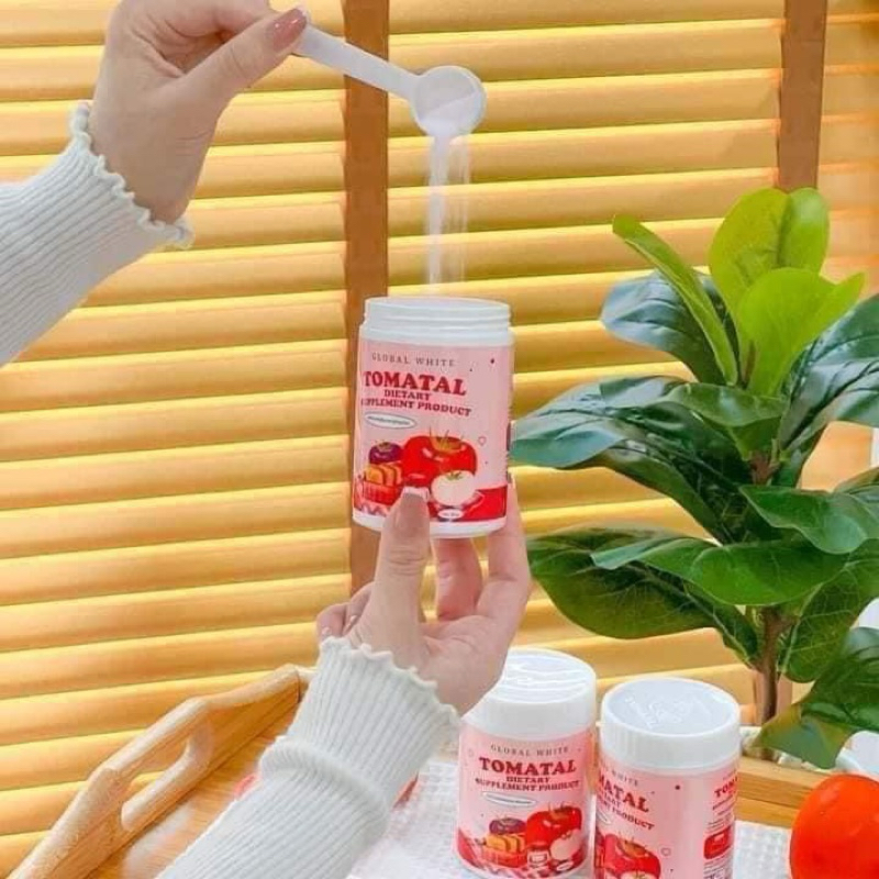 Bột Collagen Cà Chua Trắng Da Giảm Mụn