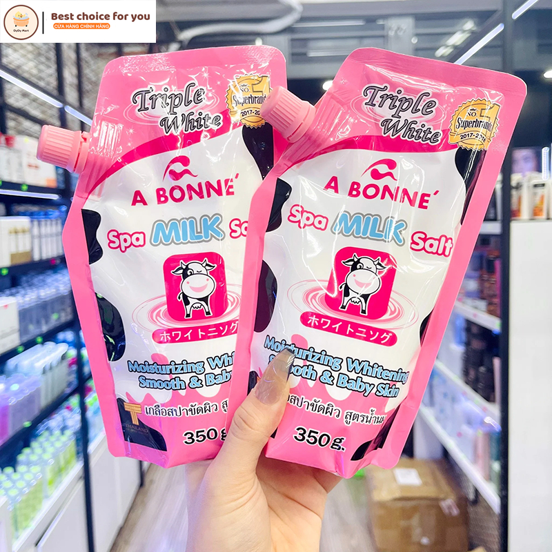 Muối Bò Tẩy Tế Bào Chết A Bonne Spa Milk Salt 350g