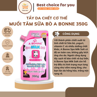 Muối Bò Tẩy Tế Bào Chết A Bonne Spa Milk Salt 350g