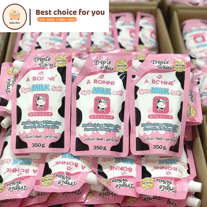 Muối Bò Tẩy Tế Bào Chết A Bonne Spa Milk Salt 350g