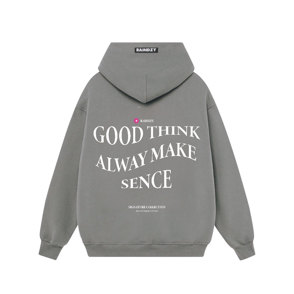 Áo hoodie nam nữ form rộng localbrand, áo hoodie nỉ bông cotton oversize HD004