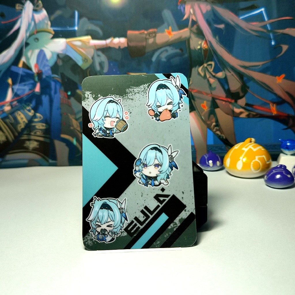 GENSHIN IMPACT | Card nhựa cứng, Card PVC bo góc - 2 mặt phủ bảo vệ (Card cứng)