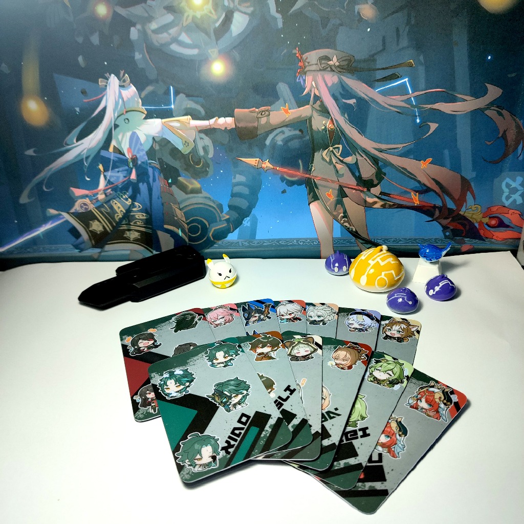 GENSHIN IMPACT | Card PVC bo góc - 2 mặt phủ bảo vệ