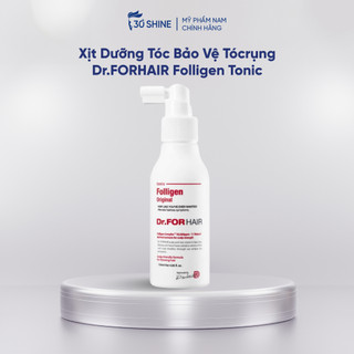 Xịt dưỡng tóc bảo vệ tóc khỏi nhiệt giảm gãy rụng Dr.FORHAIR Folligen Tonic - 30shine phân phối chính hãng