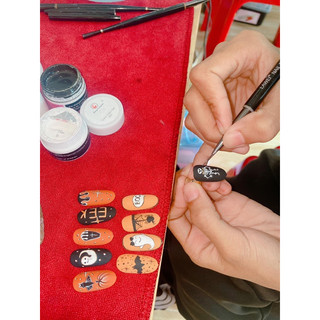 Set cọ Lawei 10 cây vẽ móng