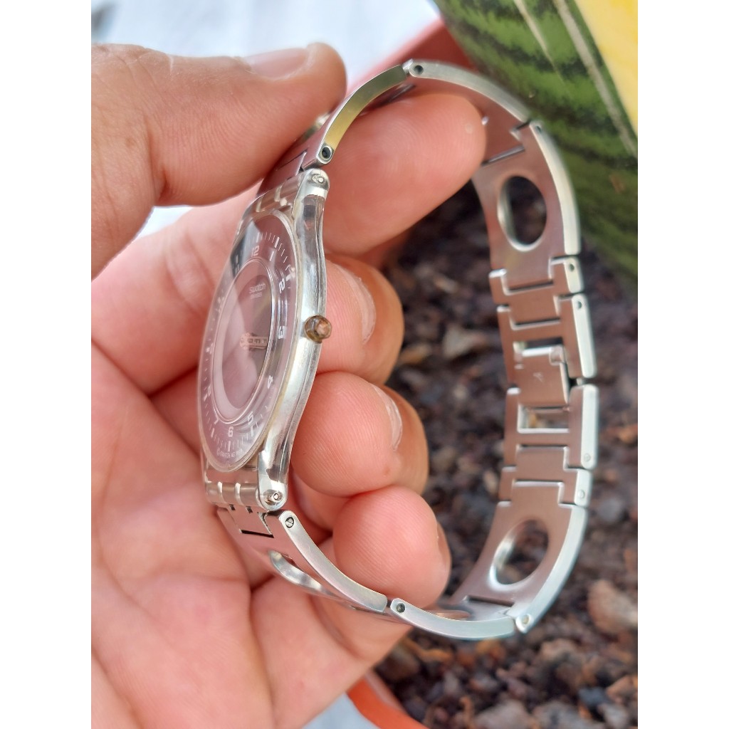 Đồng hồ nữ S.watch siêu mỏng Thuỵ Sĩ chạy pin hàng Si