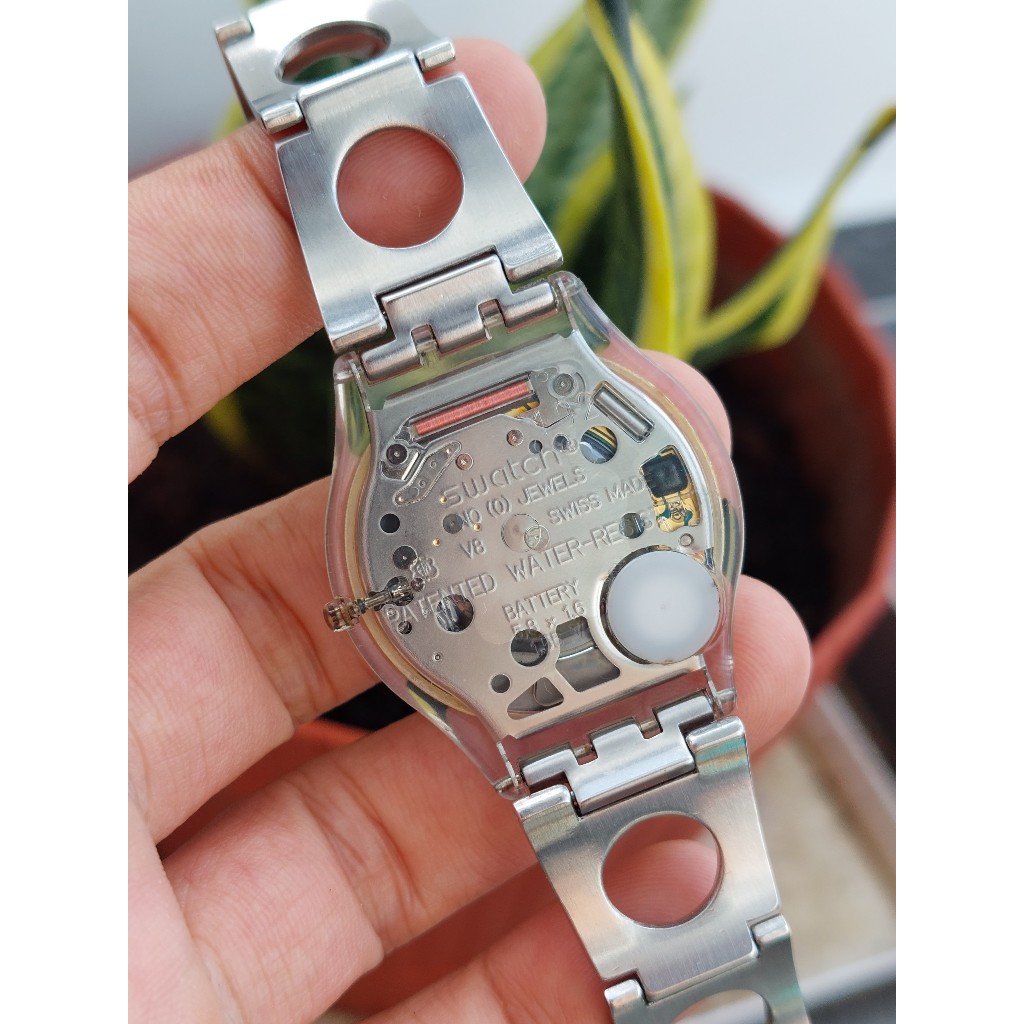 Đồng hồ nữ S.watch siêu mỏng Thuỵ Sĩ chạy pin hàng Si