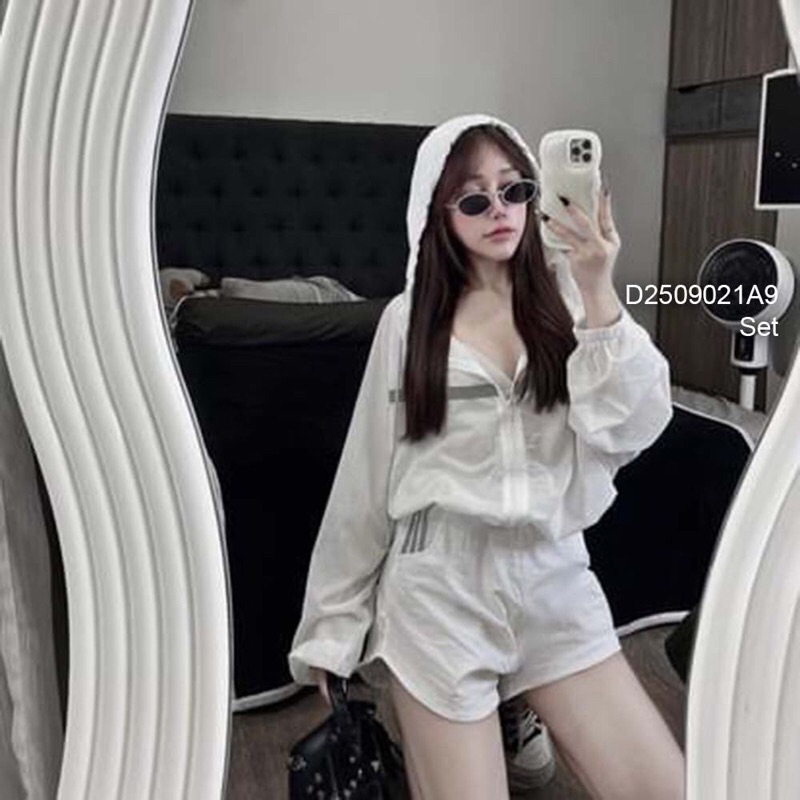 Set bộ đùi thể thao áo tay dài 0923 thaotranshop90