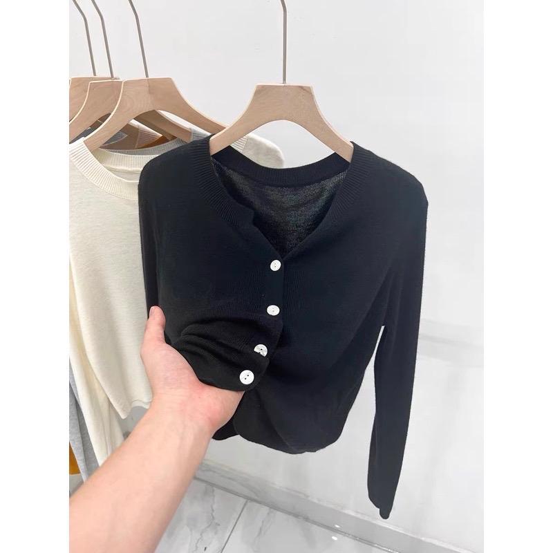 Áo Cadigan Len Mịn