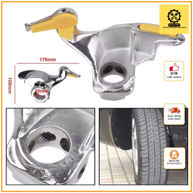 Mỏ vịt máy ra vào lốp ô tô và xe máy 28mm - Đức Duy Mart