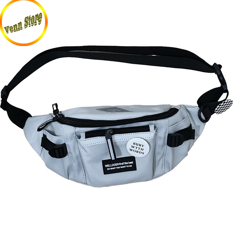 Túi đeo chéo nam nữ Oxford Chống Nước trẻ trung phong cách thể thao Venn, túi bao tử đeo hông Unisex - VN01