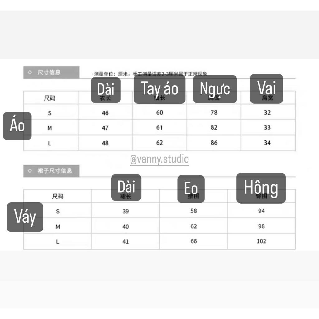 SET Áo váy dệt kim co giãn nhẹ màu đen viền be QC