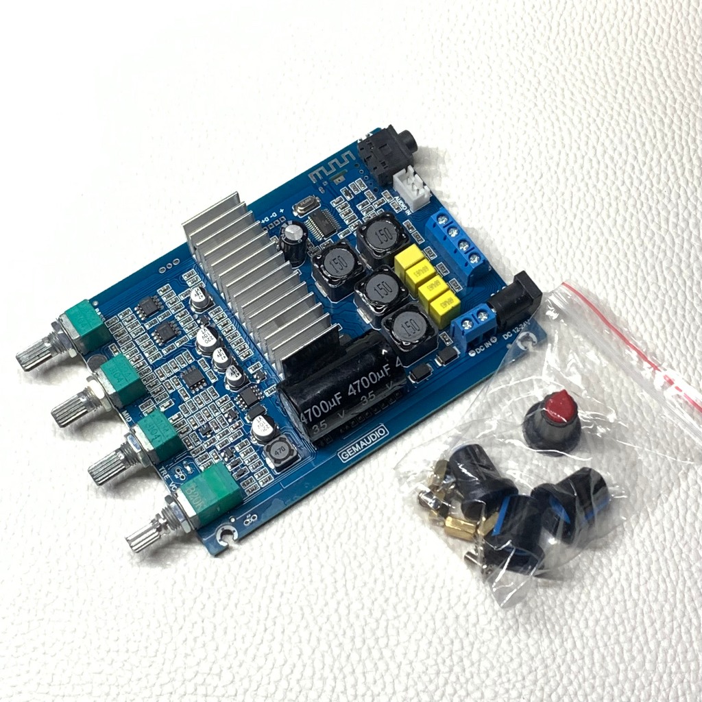 Mạch Khuếch Đại Âm Thanh Và Bluetooth 5.0 50Wx2