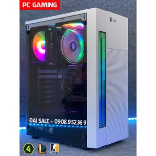 Bộ máy tính case pc chơi game lol fifa valorant đột kích với card rời gt 730 -bảo hành 12t