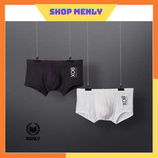  Quần sịp nam boxer 2 màu đen và trắng