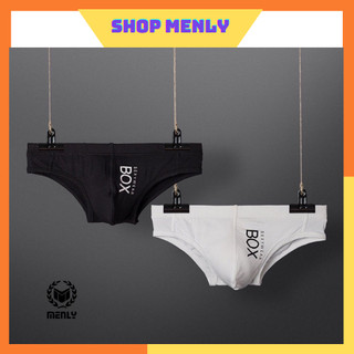  Quần sịp nam tam giác chât cotton 2 màu đen và trắng