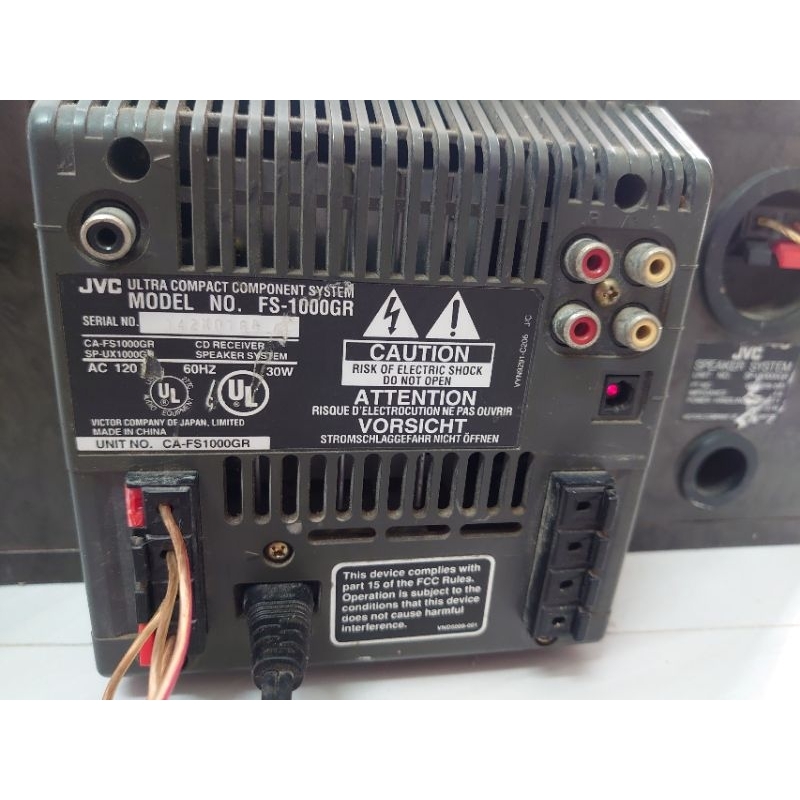 Dàn mini loa toàn dải JVC1000GR nguyên bản, âm thanh hay