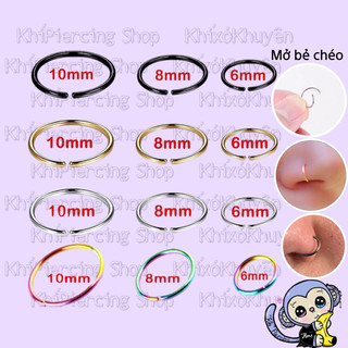 Khuyên mũi vòng , có thể đeo được tai