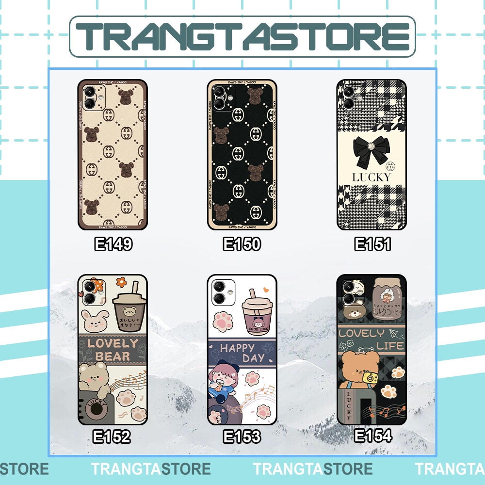 Ốp lưng Samsung A05 in hình gấu bear dễ thương, cute hottrend