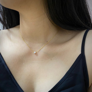 Vòng cổ bạc dây chuyền nụ đá bạc 925-Line 92