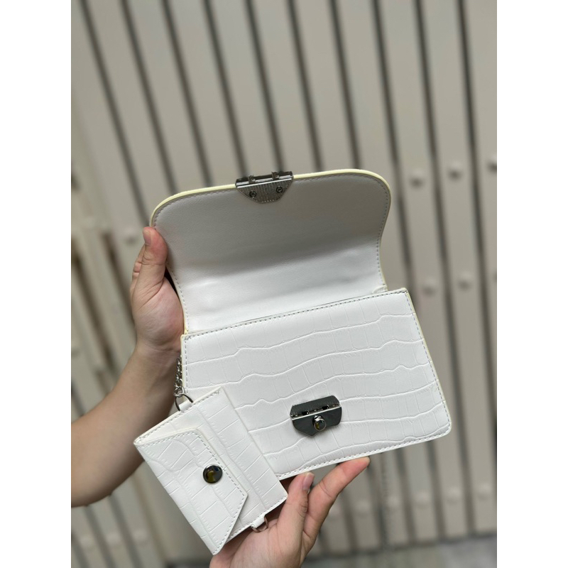 Túi Đeo Chéo Có Quai Xách Cầm Tay,Kèm Ví