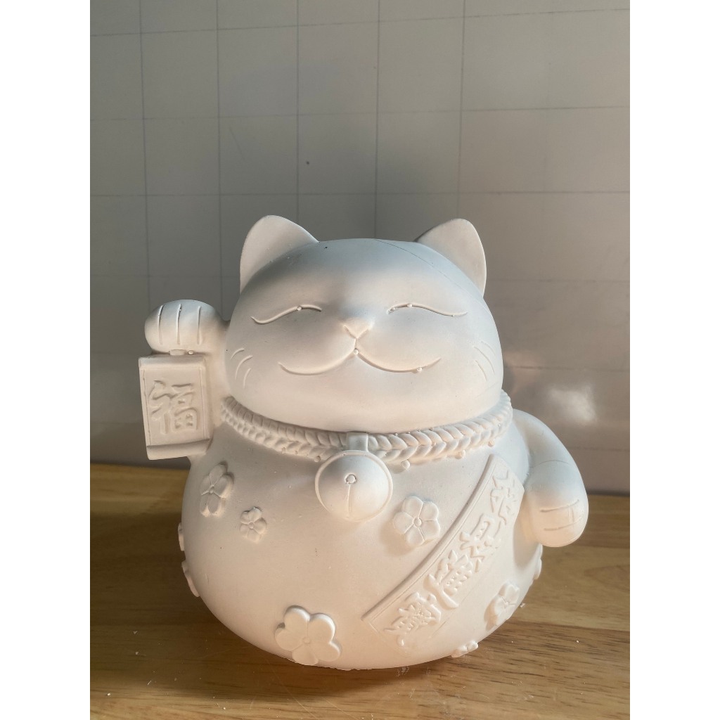 Tô Tượng thạch cao size XXL Mèo Thần Tài cao cấp
