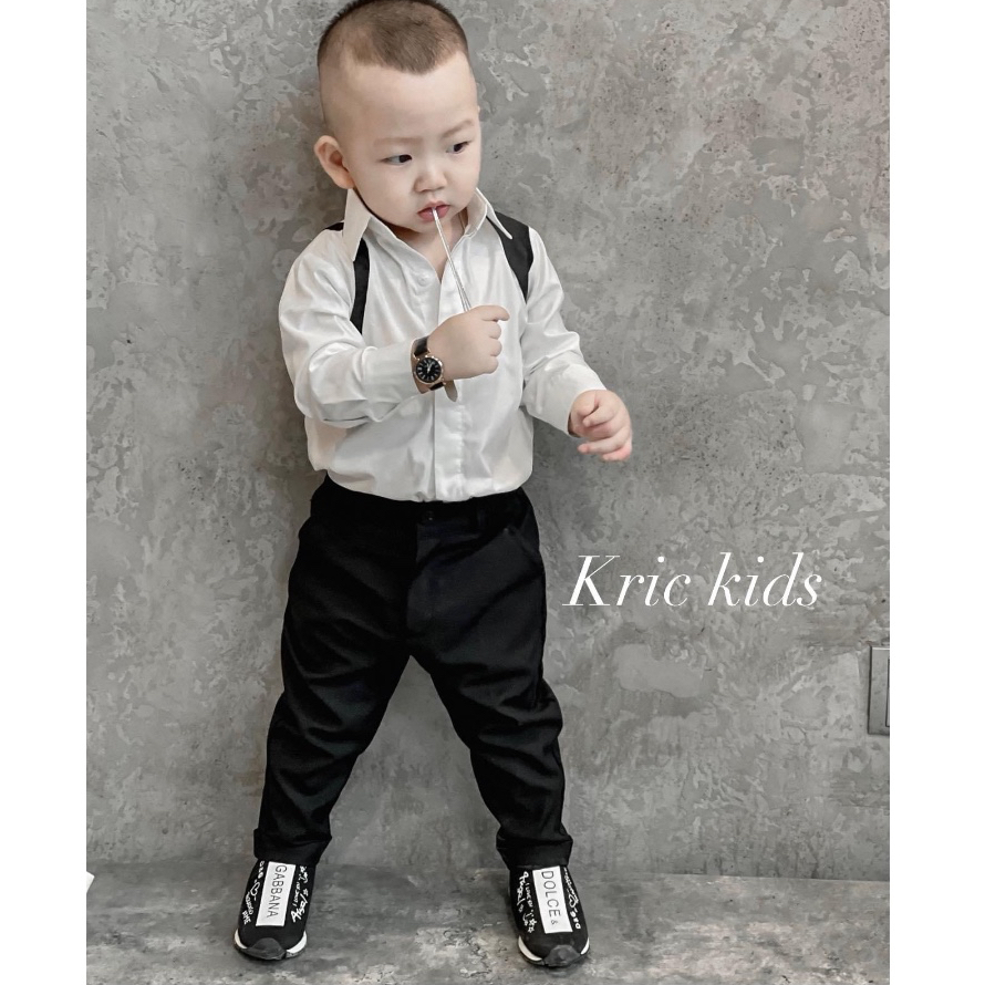 Sơ mi dài tay viền vai