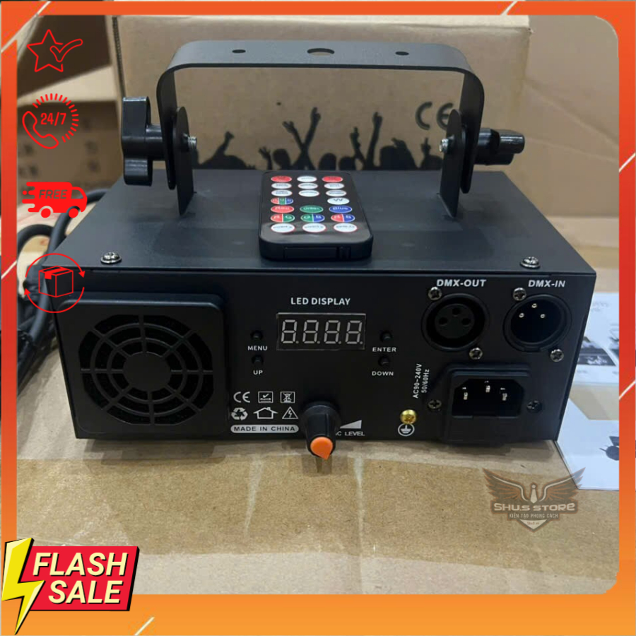 Đèn laser bay phòng chuyên nghiệp 3D cực ảo cho vũ trường, bar, karaoke, hơn 100 hiệu ứng vịt, cá voi, cáo, hình khối...