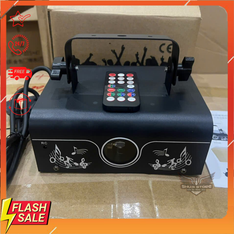 Đèn laser bay phòng chuyên nghiệp 3D cực ảo cho vũ trường, bar, karaoke, hơn 100 hiệu ứng vịt, cá voi, cáo, hình khối...
