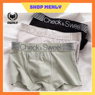  Quần sịp nam boxer chât cotton thoáng mát thâm hút mồ hôi