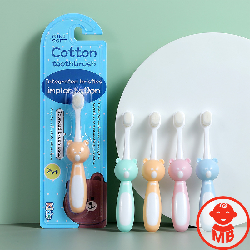 Bàn chải đánh răng lông tơ mềm mại cho bé