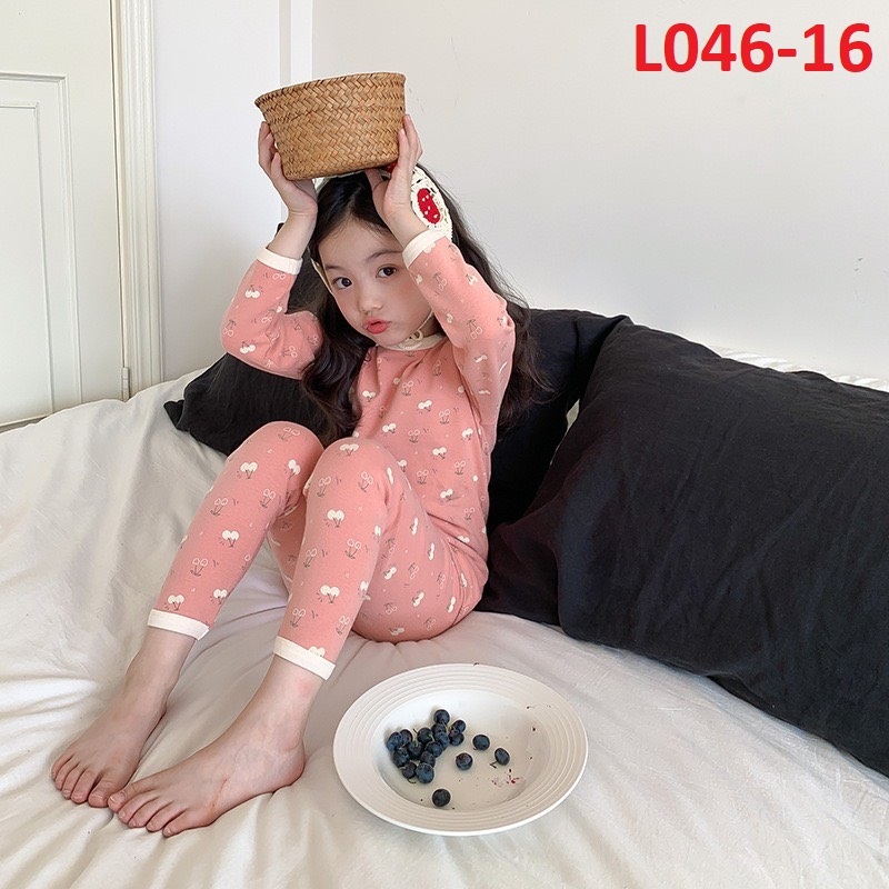 Bộ quần áo dài tay thu đông AMBB chính hãng cho bé mẫu 2023 chất cotton mềm mại size 80-150