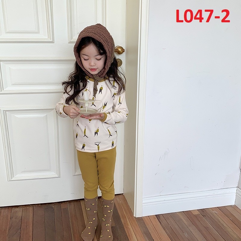 Bộ quần áo dài tay thu đông AMBB chính hãng cho bé mẫu 2023 chất cotton mềm mại size 80-150