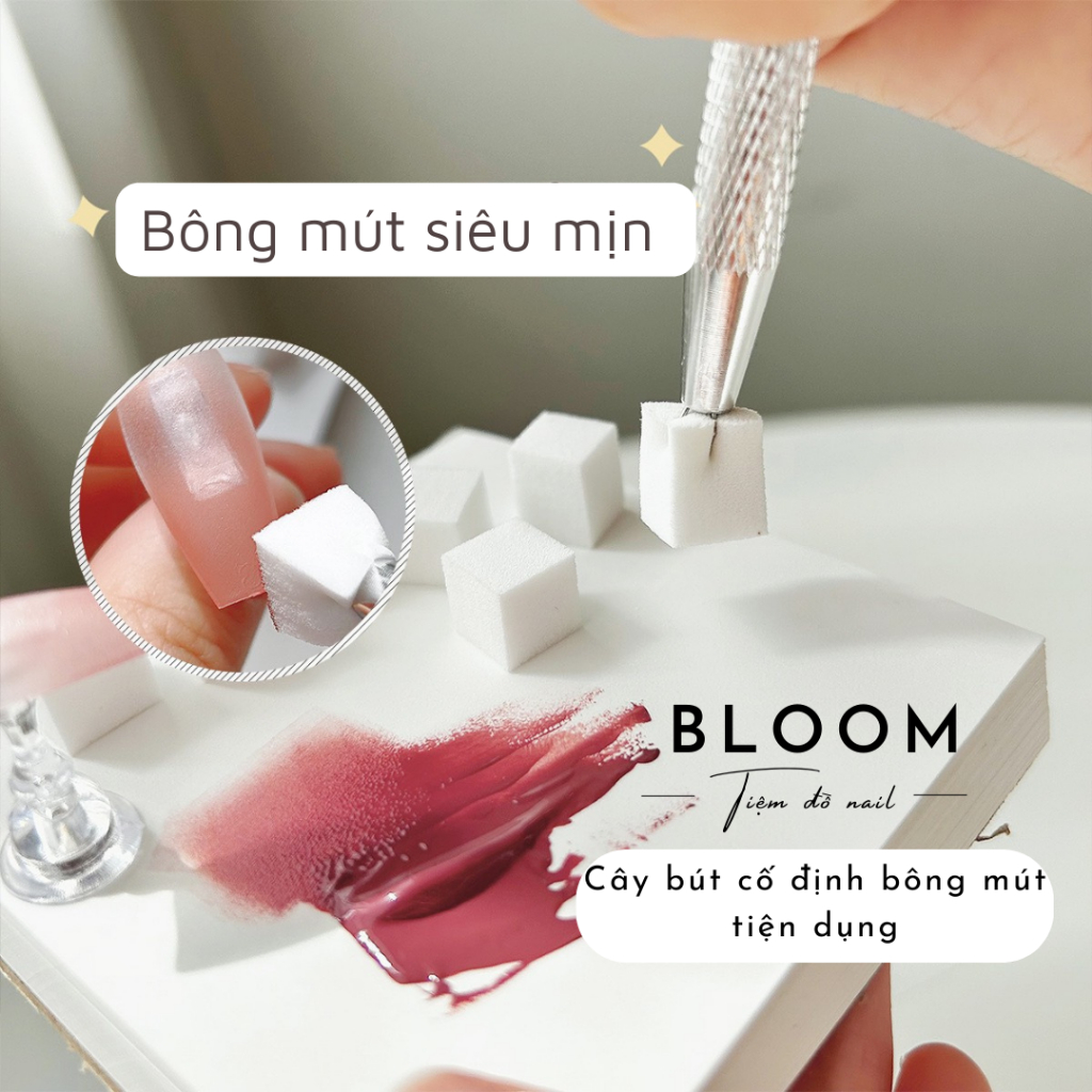 Bút và bông mút ombre siêu mướt