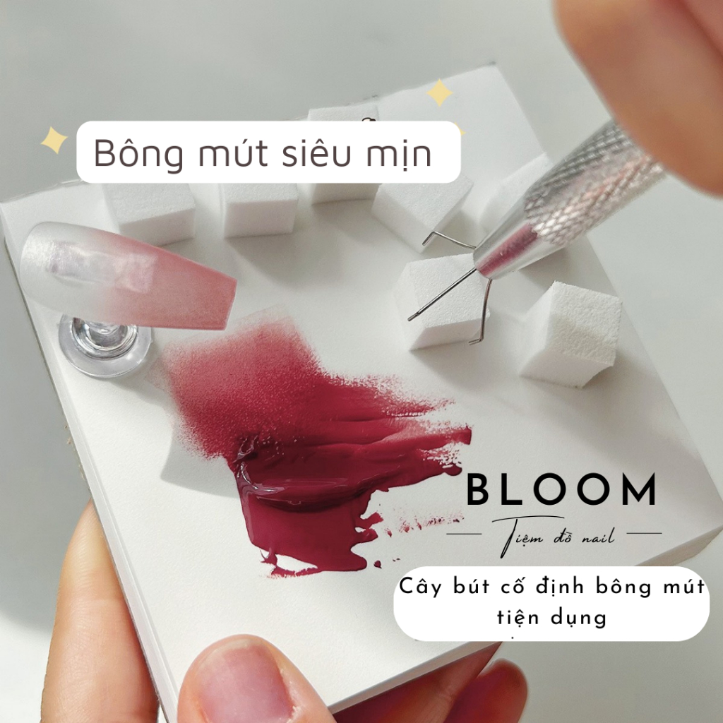 Bút và bông mút ombre siêu mướt