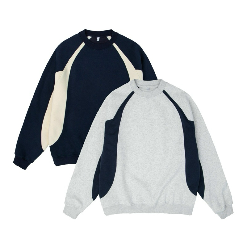 Áo Sweater Phối Basic form rộng