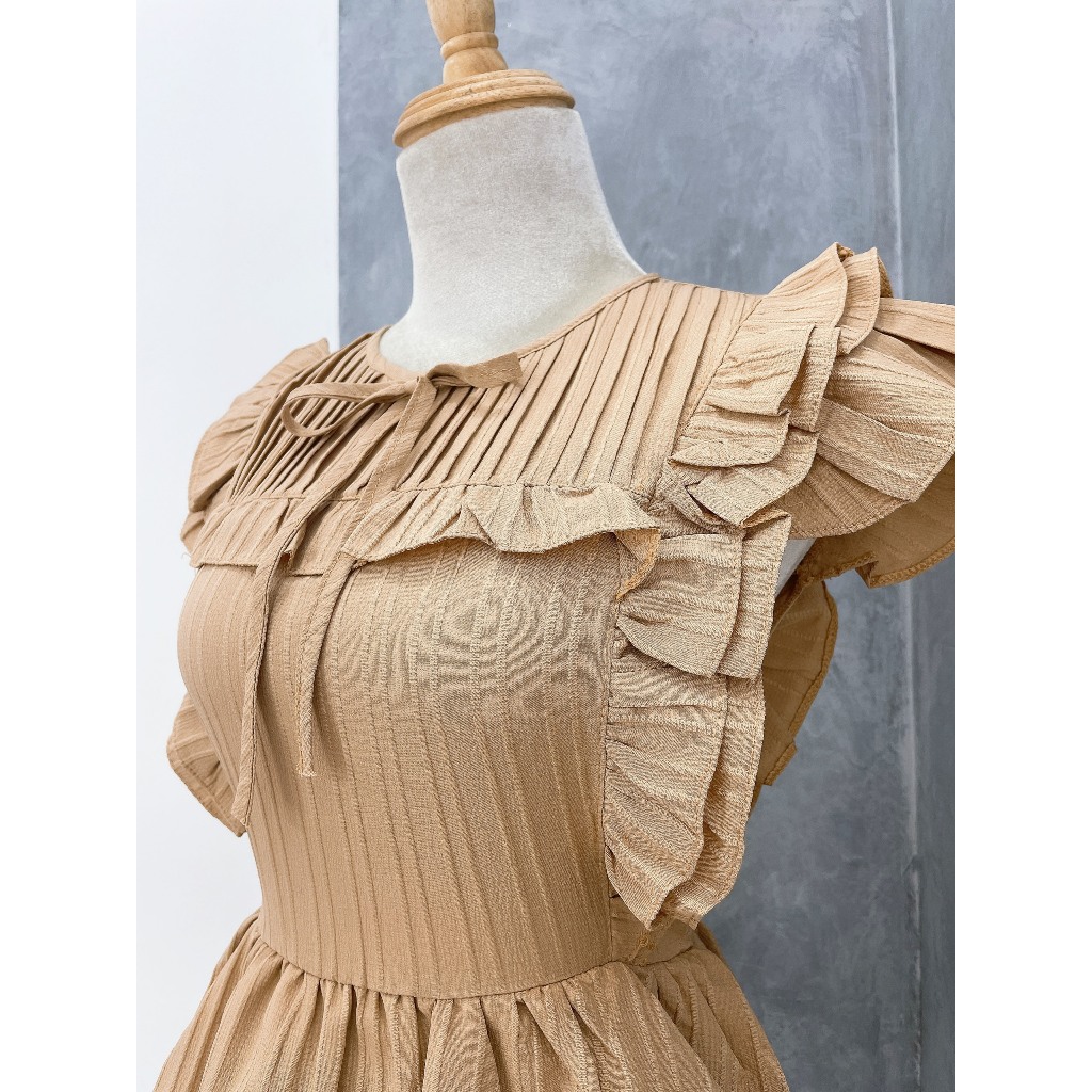 Set Áo Peplum Bèo Cánh Tiên Quần Đùi Mã T39